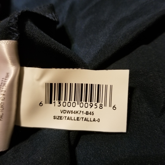 BCBGeneration Dress Womens Size 2 Maxi Boho Blue Black Lace - Picture 7 of 9